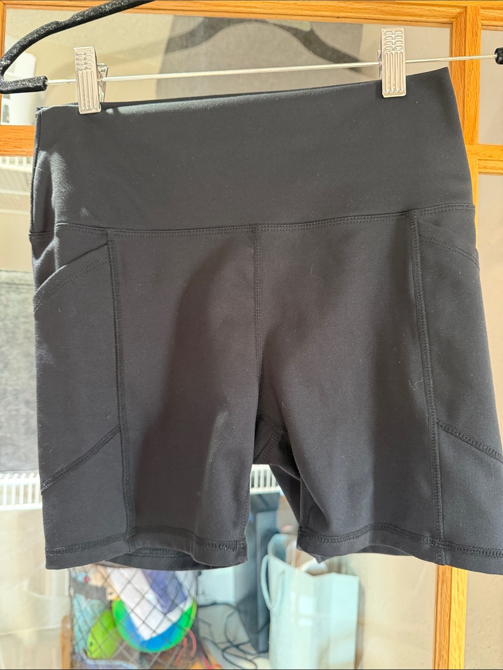 Z Supply Black Women's High-Waist Active Shorts w pockets